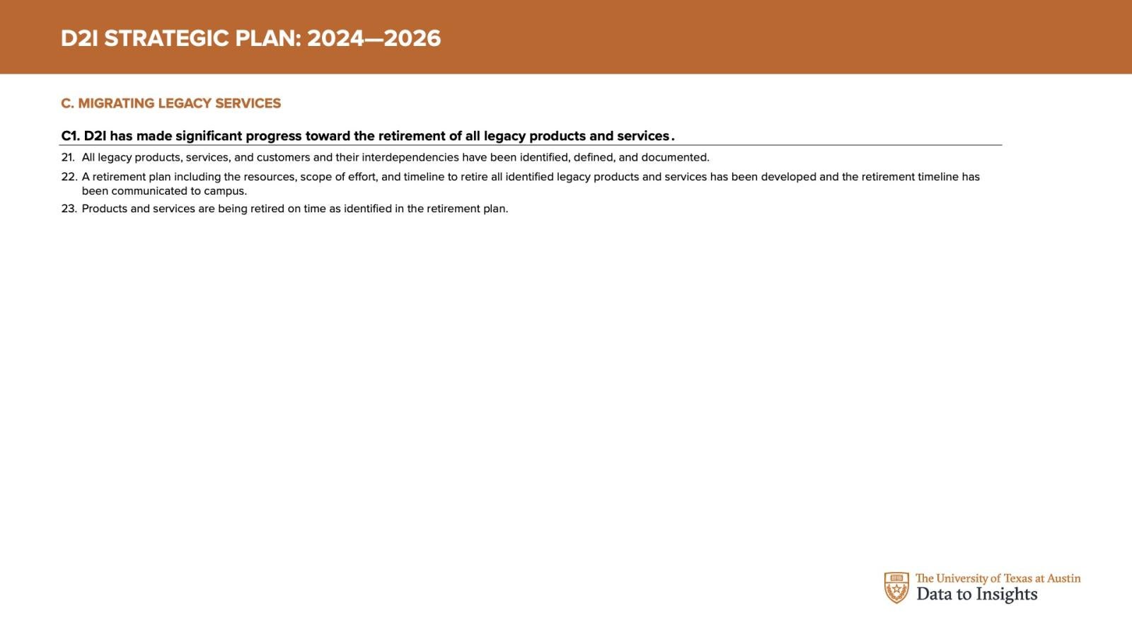 Migrating Legacy Services Migrating Legacy Services